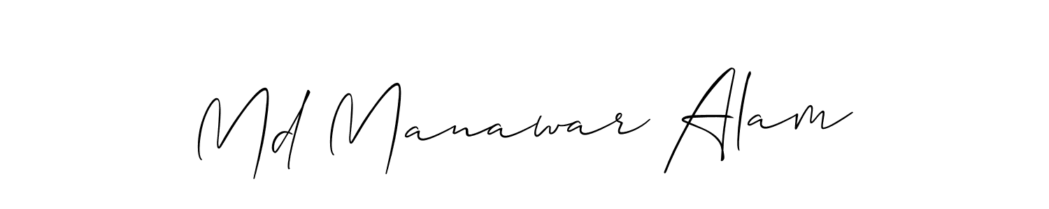 It looks lik you need a new signature style for name Md Manawar Alam. Design unique handwritten (Allison_Script) signature with our free signature maker in just a few clicks. Md Manawar Alam signature style 2 images and pictures png