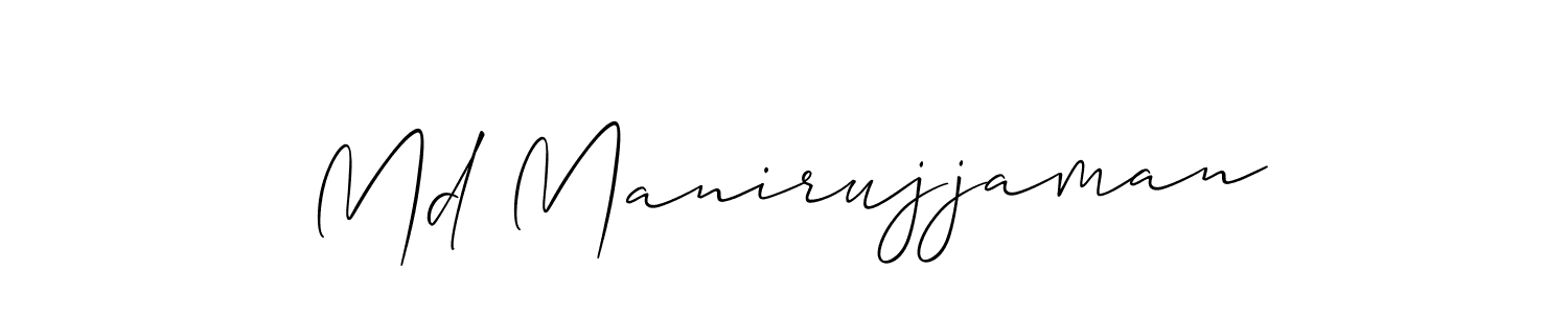 You should practise on your own different ways (Allison_Script) to write your name (Md Manirujjaman) in signature. don't let someone else do it for you. Md Manirujjaman signature style 2 images and pictures png