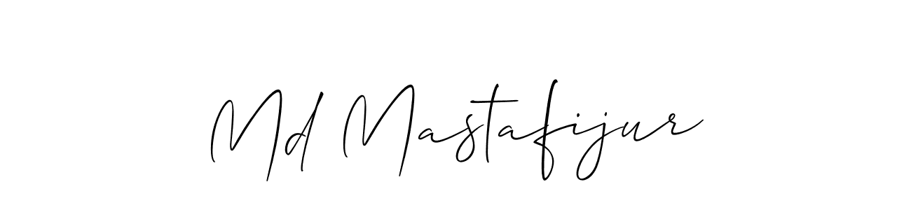 Make a short Md Mastafijur signature style. Manage your documents anywhere anytime using Allison_Script. Create and add eSignatures, submit forms, share and send files easily. Md Mastafijur signature style 2 images and pictures png