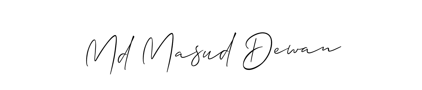 Best and Professional Signature Style for Md Masud Dewan. Allison_Script Best Signature Style Collection. Md Masud Dewan signature style 2 images and pictures png