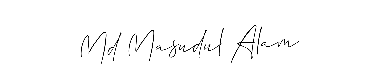 Md Masudul Alam stylish signature style. Best Handwritten Sign (Allison_Script) for my name. Handwritten Signature Collection Ideas for my name Md Masudul Alam. Md Masudul Alam signature style 2 images and pictures png