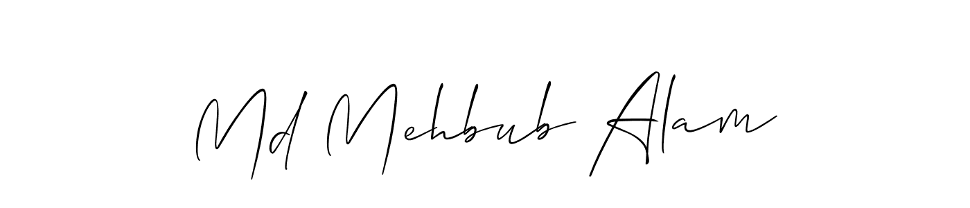 Make a beautiful signature design for name Md Mehbub Alam. Use this online signature maker to create a handwritten signature for free. Md Mehbub Alam signature style 2 images and pictures png