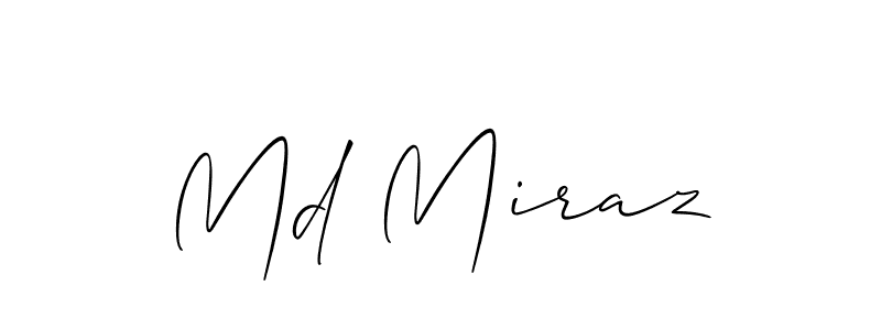 if you are searching for the best signature style for your name Md Miraz. so please give up your signature search. here we have designed multiple signature styles  using Allison_Script. Md Miraz signature style 2 images and pictures png