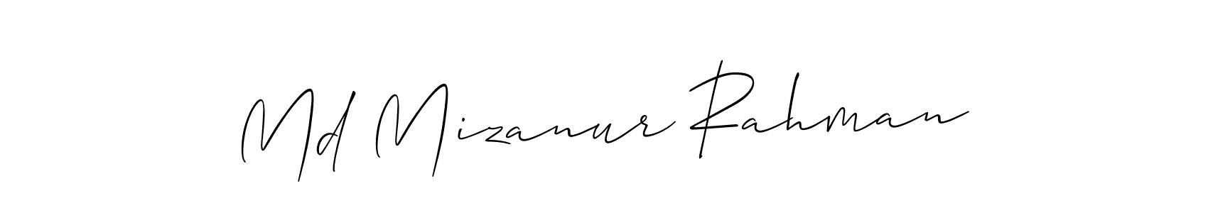 It looks lik you need a new signature style for name Md Mizanur Rahman. Design unique handwritten (Allison_Script) signature with our free signature maker in just a few clicks. Md Mizanur Rahman signature style 2 images and pictures png