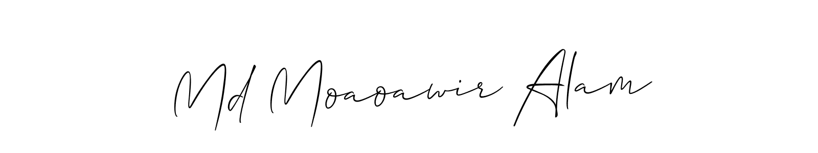 Make a beautiful signature design for name Md Moaoawir Alam. Use this online signature maker to create a handwritten signature for free. Md Moaoawir Alam signature style 2 images and pictures png