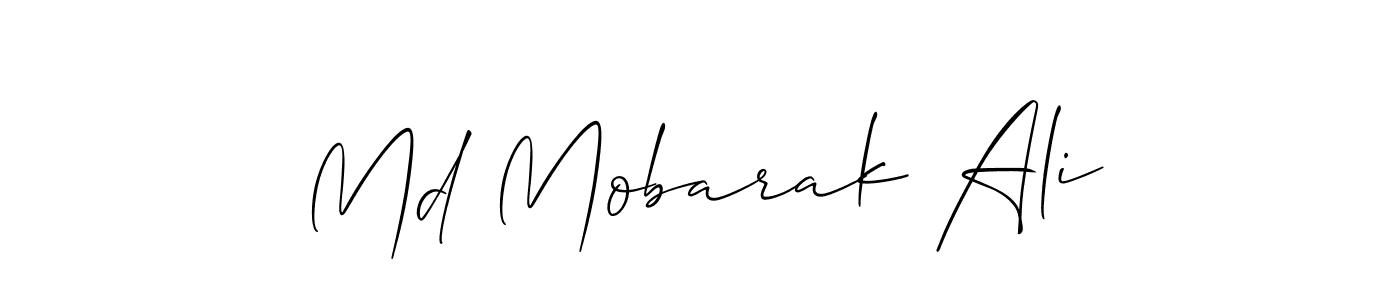 Make a beautiful signature design for name Md Mobarak Ali. Use this online signature maker to create a handwritten signature for free. Md Mobarak Ali signature style 2 images and pictures png