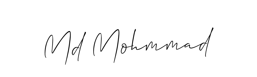 Also we have Md Mohmmad name is the best signature style. Create professional handwritten signature collection using Allison_Script autograph style. Md Mohmmad signature style 2 images and pictures png