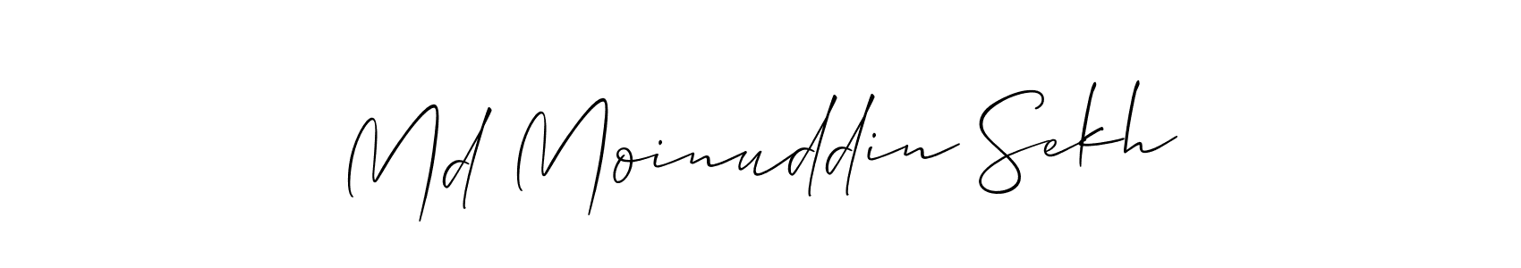 Here are the top 10 professional signature styles for the name Md Moinuddin Sekh. These are the best autograph styles you can use for your name. Md Moinuddin Sekh signature style 2 images and pictures png