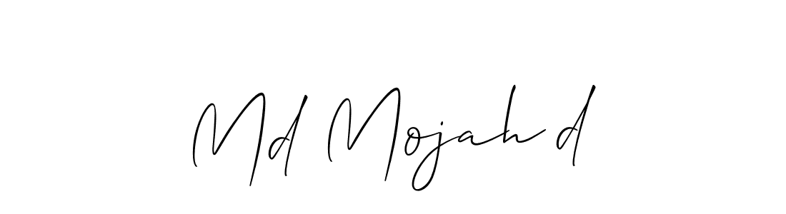 Make a beautiful signature design for name Md Mojah¡d. With this signature (Allison_Script) style, you can create a handwritten signature for free. Md Mojah¡d signature style 2 images and pictures png