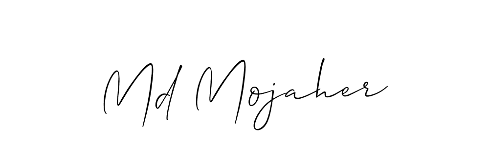 Design your own signature with our free online signature maker. With this signature software, you can create a handwritten (Allison_Script) signature for name Md Mojaher. Md Mojaher signature style 2 images and pictures png