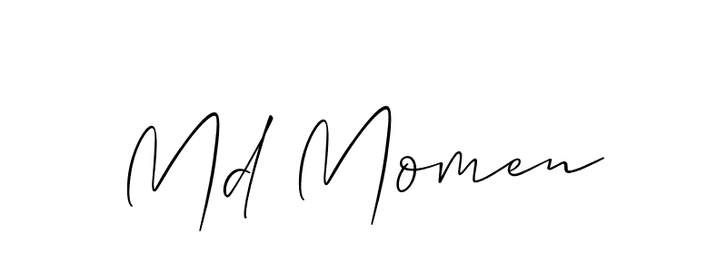 Here are the top 10 professional signature styles for the name Md Momen. These are the best autograph styles you can use for your name. Md Momen signature style 2 images and pictures png