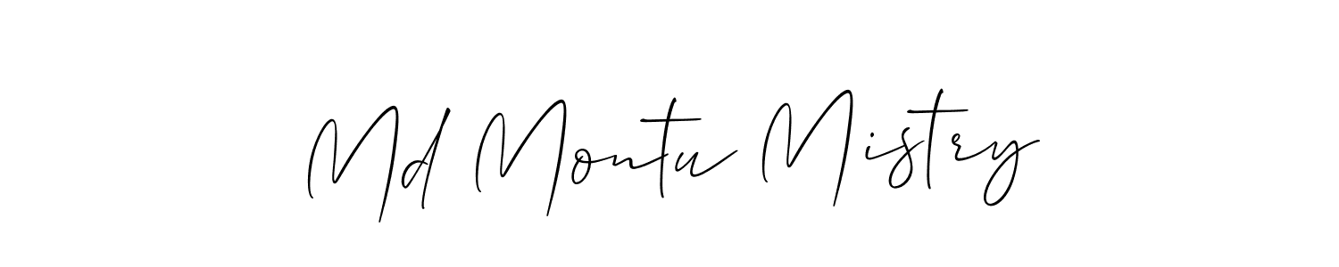 Make a beautiful signature design for name Md Montu Mistry. Use this online signature maker to create a handwritten signature for free. Md Montu Mistry signature style 2 images and pictures png