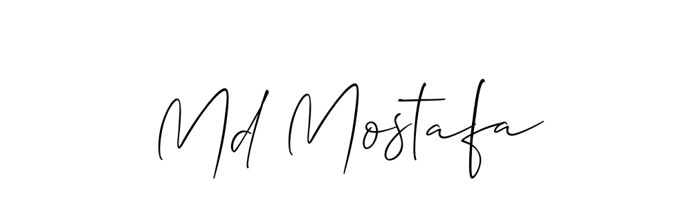 How to Draw Md Mostafa signature style? Allison_Script is a latest design signature styles for name Md Mostafa. Md Mostafa signature style 2 images and pictures png