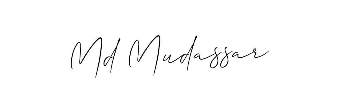 Best and Professional Signature Style for Md Mudassar. Allison_Script Best Signature Style Collection. Md Mudassar signature style 2 images and pictures png