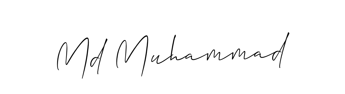 It looks lik you need a new signature style for name Md Muhammad. Design unique handwritten (Allison_Script) signature with our free signature maker in just a few clicks. Md Muhammad signature style 2 images and pictures png