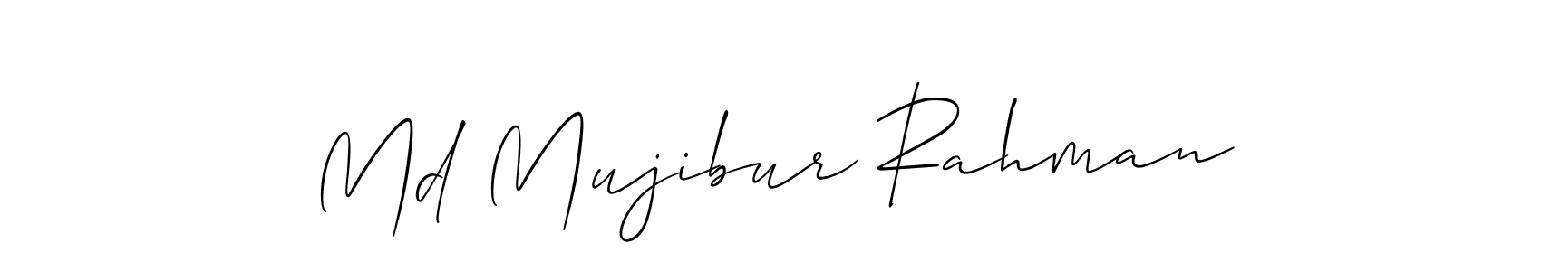 Similarly Allison_Script is the best handwritten signature design. Signature creator online .You can use it as an online autograph creator for name Md Mujibur Rahman. Md Mujibur Rahman signature style 2 images and pictures png