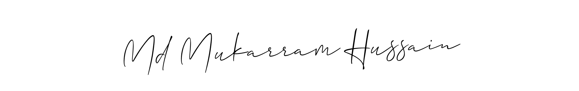 See photos of Md Mukarram Hussain official signature by Spectra . Check more albums & portfolios. Read reviews & check more about Allison_Script font. Md Mukarram Hussain signature style 2 images and pictures png
