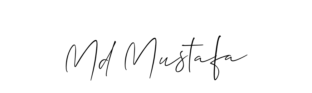 Also we have Md Mustafa name is the best signature style. Create professional handwritten signature collection using Allison_Script autograph style. Md Mustafa signature style 2 images and pictures png