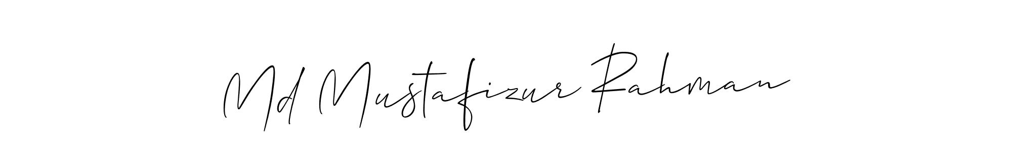 Also You can easily find your signature by using the search form. We will create Md Mustafizur Rahman name handwritten signature images for you free of cost using Allison_Script sign style. Md Mustafizur Rahman signature style 2 images and pictures png