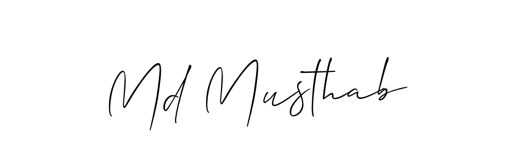 It looks lik you need a new signature style for name Md Musthab. Design unique handwritten (Allison_Script) signature with our free signature maker in just a few clicks. Md Musthab signature style 2 images and pictures png