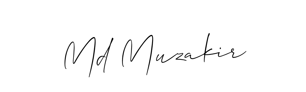 Make a short Md Muzakir signature style. Manage your documents anywhere anytime using Allison_Script. Create and add eSignatures, submit forms, share and send files easily. Md Muzakir signature style 2 images and pictures png