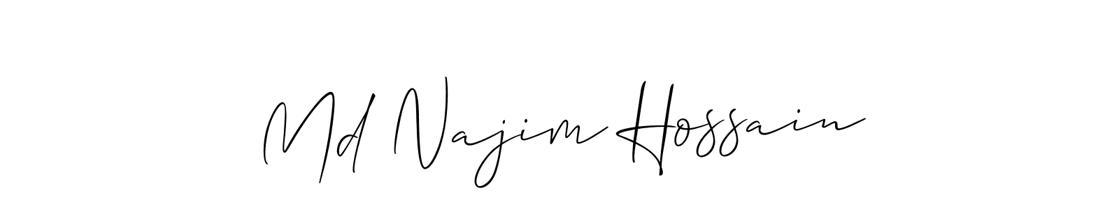 You can use this online signature creator to create a handwritten signature for the name Md Najim Hossain. This is the best online autograph maker. Md Najim Hossain signature style 2 images and pictures png