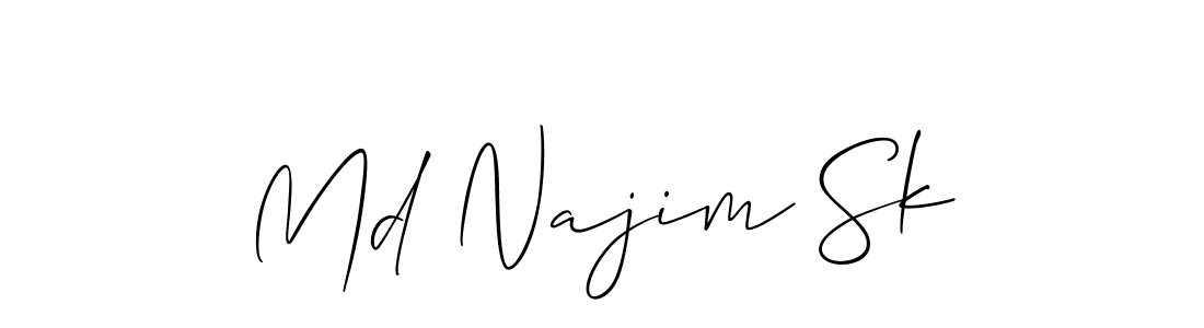 You can use this online signature creator to create a handwritten signature for the name Md Najim Sk. This is the best online autograph maker. Md Najim Sk signature style 2 images and pictures png