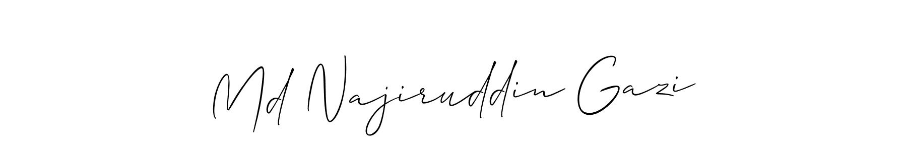 Here are the top 10 professional signature styles for the name Md Najiruddin Gazi. These are the best autograph styles you can use for your name. Md Najiruddin Gazi signature style 2 images and pictures png