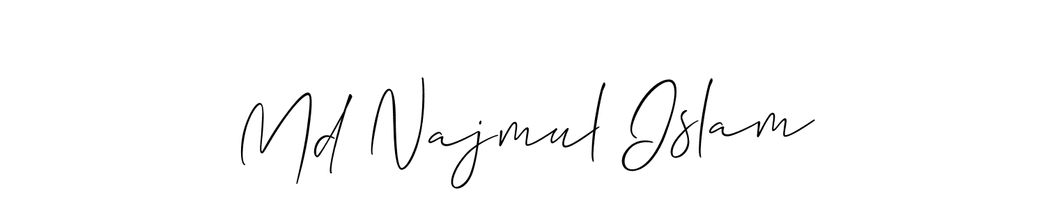 Best and Professional Signature Style for Md Najmul Islam. Allison_Script Best Signature Style Collection. Md Najmul Islam signature style 2 images and pictures png