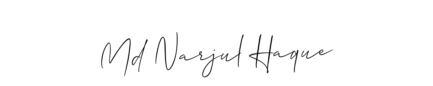 You should practise on your own different ways (Allison_Script) to write your name (Md Narjul Haque) in signature. don't let someone else do it for you. Md Narjul Haque signature style 2 images and pictures png