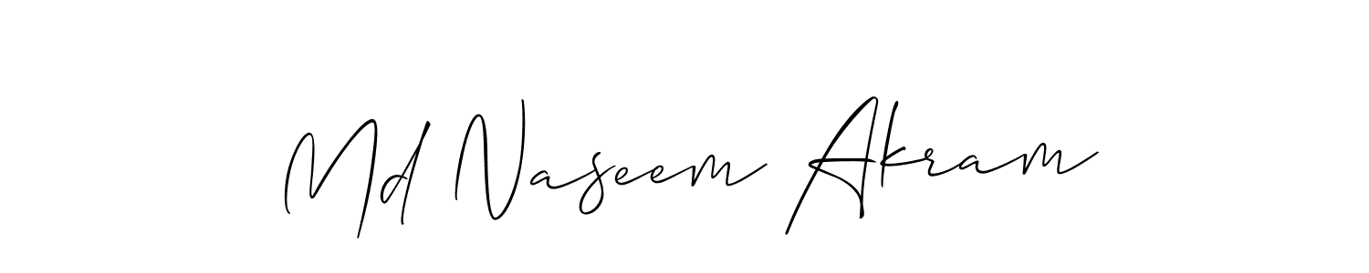 How to Draw Md Naseem Akram signature style? Allison_Script is a latest design signature styles for name Md Naseem Akram. Md Naseem Akram signature style 2 images and pictures png