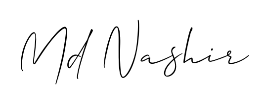 Try this chic Md Nashir handwritten sign style. Using Allison_Script font elements, it gives your name a sleek, memorable identity. Md Nashir signature style 2 images and pictures png