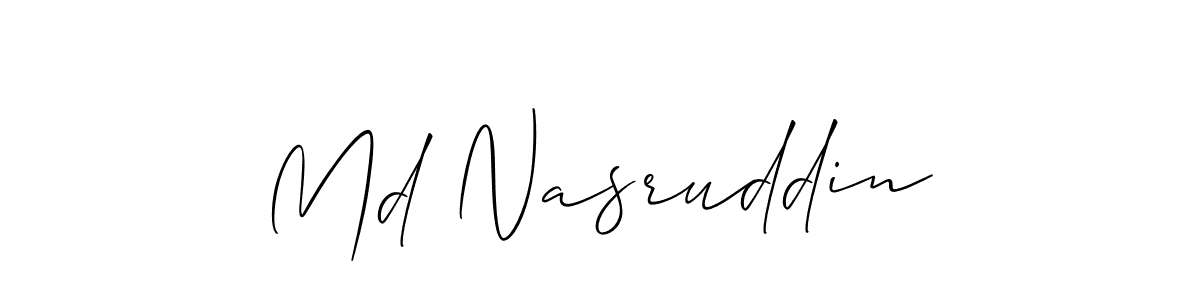 Best and Professional Signature Style for Md Nasruddin. Allison_Script Best Signature Style Collection. Md Nasruddin signature style 2 images and pictures png