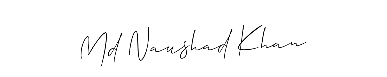 Make a beautiful signature design for name Md Naushad Khan. Use this online signature maker to create a handwritten signature for free. Md Naushad Khan signature style 2 images and pictures png