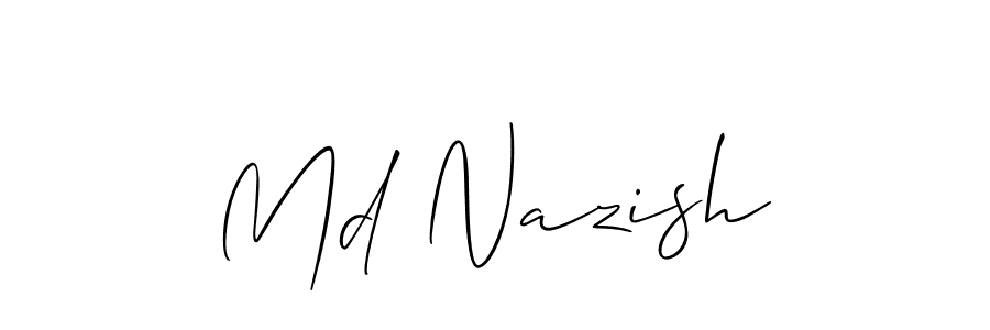 Here are the top 10 professional signature styles for the name Md Nazish. These are the best autograph styles you can use for your name. Md Nazish signature style 2 images and pictures png