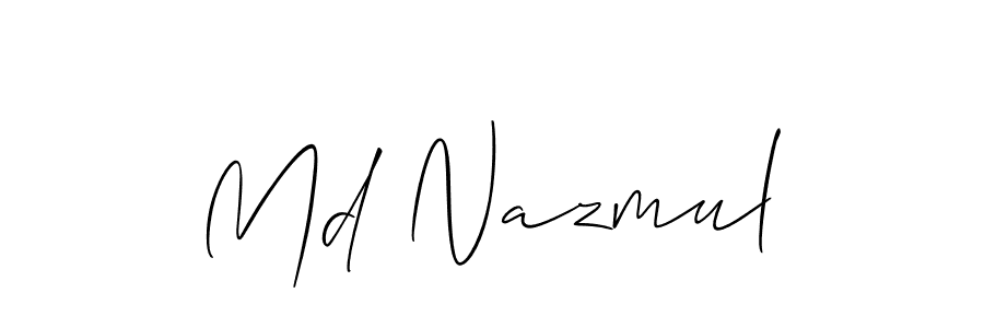 This is the best signature style for the Md Nazmul name. Also you like these signature font (Allison_Script). Mix name signature. Md Nazmul signature style 2 images and pictures png