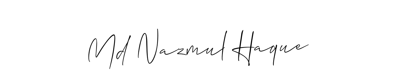 You can use this online signature creator to create a handwritten signature for the name Md Nazmul Haque. This is the best online autograph maker. Md Nazmul Haque signature style 2 images and pictures png