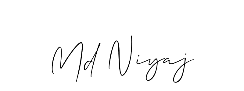 Best and Professional Signature Style for Md Niyaj. Allison_Script Best Signature Style Collection. Md Niyaj signature style 2 images and pictures png