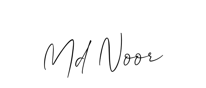 Make a beautiful signature design for name Md Noor. Use this online signature maker to create a handwritten signature for free. Md Noor signature style 2 images and pictures png