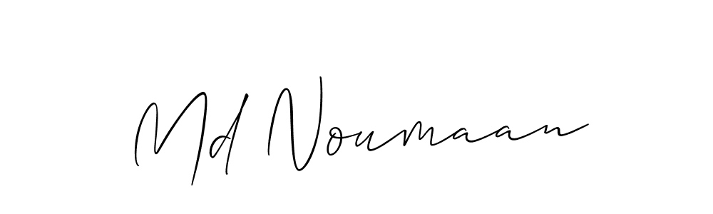 Make a beautiful signature design for name Md Noumaan. Use this online signature maker to create a handwritten signature for free. Md Noumaan signature style 2 images and pictures png