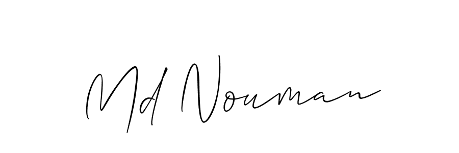Md Nouman stylish signature style. Best Handwritten Sign (Allison_Script) for my name. Handwritten Signature Collection Ideas for my name Md Nouman. Md Nouman signature style 2 images and pictures png
