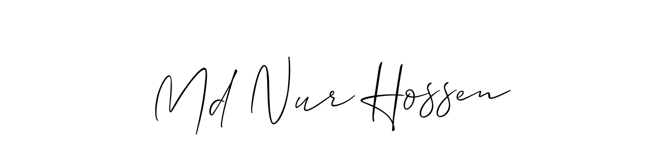 Make a beautiful signature design for name Md Nur Hossen. Use this online signature maker to create a handwritten signature for free. Md Nur Hossen signature style 2 images and pictures png