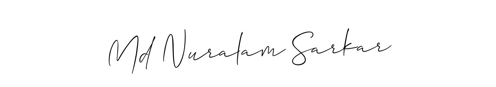 Best and Professional Signature Style for Md Nuralam Sarkar. Allison_Script Best Signature Style Collection. Md Nuralam Sarkar signature style 2 images and pictures png