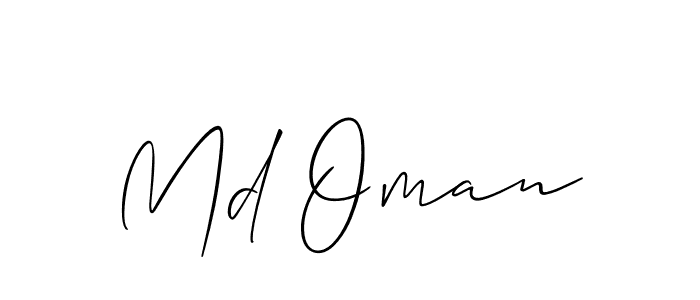 Once you've used our free online signature maker to create your best signature Allison_Script style, it's time to enjoy all of the benefits that Md Oman name signing documents. Md Oman signature style 2 images and pictures png