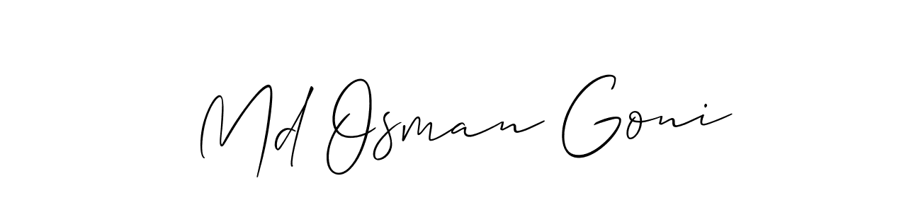 Best and Professional Signature Style for Md Osman Goni. Allison_Script Best Signature Style Collection. Md Osman Goni signature style 2 images and pictures png