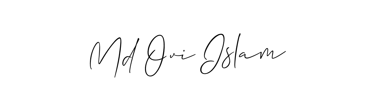 Once you've used our free online signature maker to create your best signature Allison_Script style, it's time to enjoy all of the benefits that Md Ovi Islam name signing documents. Md Ovi Islam signature style 2 images and pictures png