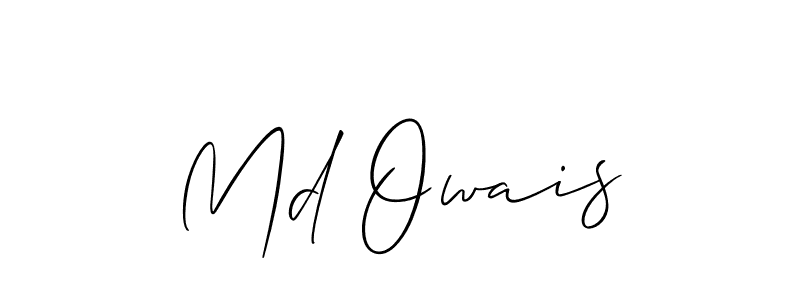 Md Owais stylish signature style. Best Handwritten Sign (Allison_Script) for my name. Handwritten Signature Collection Ideas for my name Md Owais. Md Owais signature style 2 images and pictures png