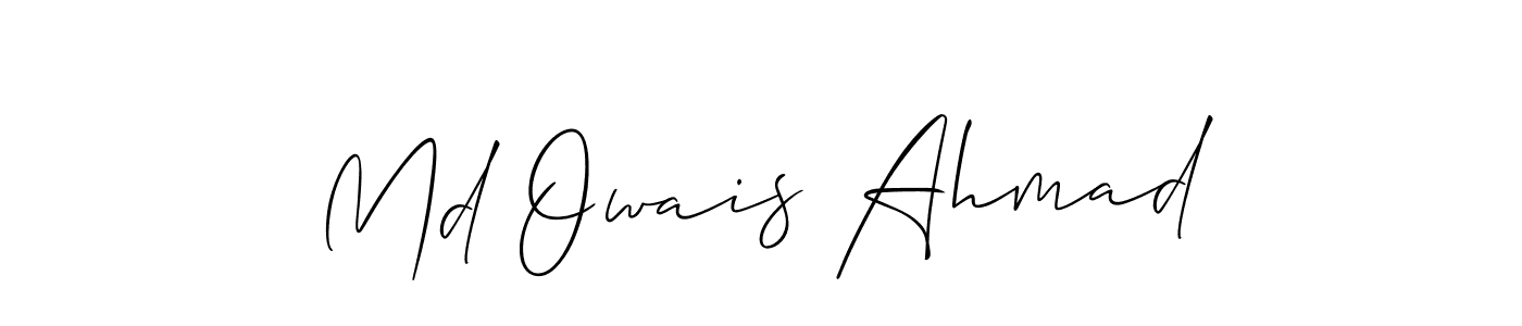 Make a beautiful signature design for name Md Owais Ahmad. Use this online signature maker to create a handwritten signature for free. Md Owais Ahmad signature style 2 images and pictures png