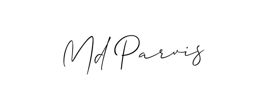Best and Professional Signature Style for Md Parvis. Allison_Script Best Signature Style Collection. Md Parvis signature style 2 images and pictures png