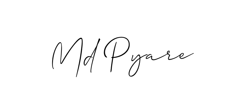 Best and Professional Signature Style for Md Pyare. Allison_Script Best Signature Style Collection. Md Pyare signature style 2 images and pictures png